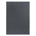 Brink & Campman Grid Slate Designer Rug featuring subtle grid texture in slate blue on slate background, hand-tufted wool