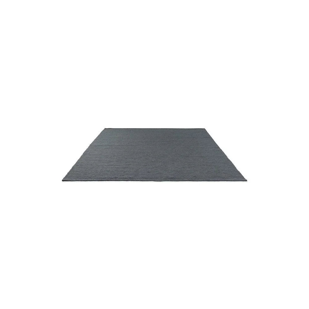 Brink & Campman Grid Slate Designer Rug featuring a slate-grey grid pattern on a solid slate base, machine-woven wool blend