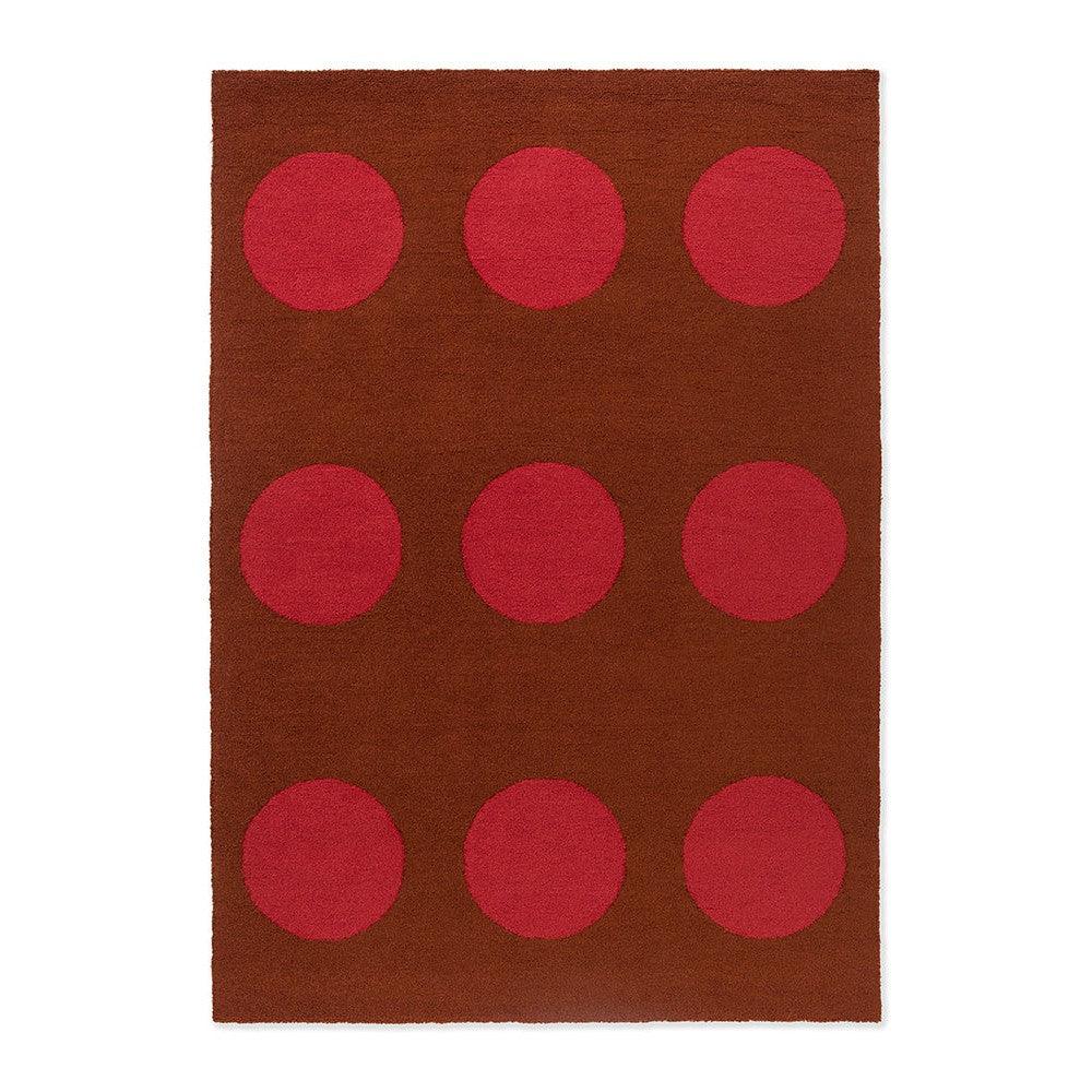 Brink & Campman Habitat Festival Dots Red Outdoor Designer Rug