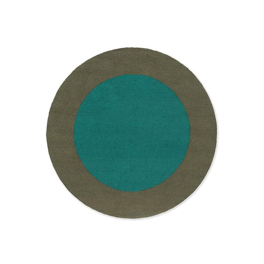 Brink & Campman Habitat Festival Round Aqua Outdoor Designer Rug