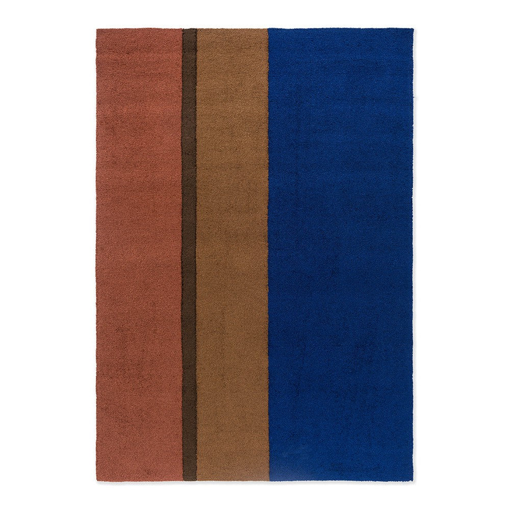 Brink & Campman Habitat Festival Stripe Blue Outdoor Designer Rug