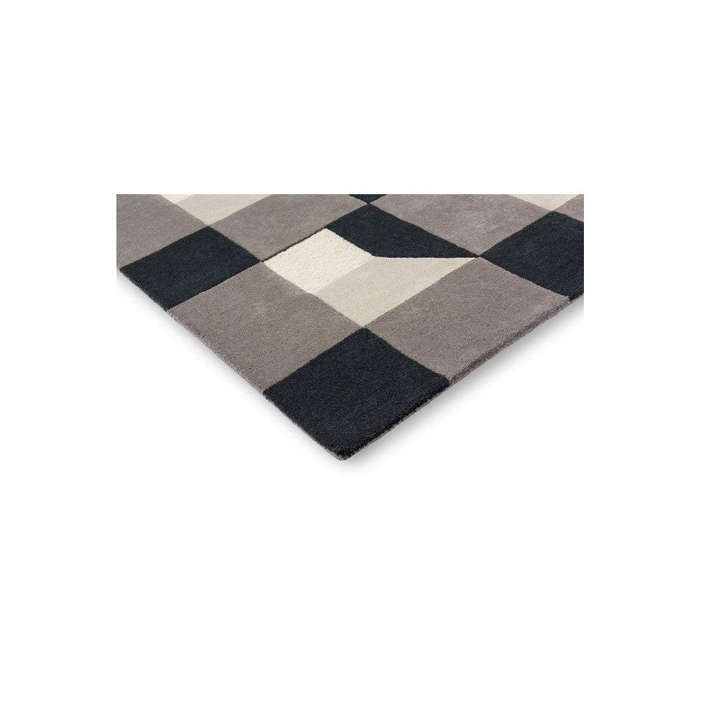 Harlequin Blocks Slate Designer Rug