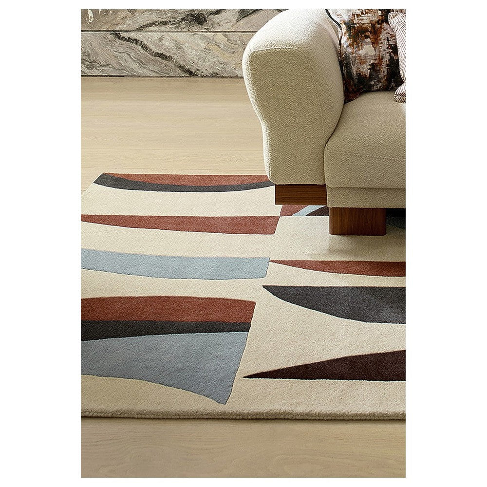 Harlequin Torillo Cornflower / Walnut Designer Rug