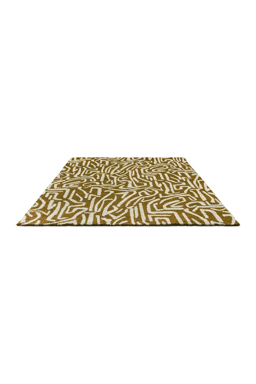 Harlequin Melodic Ochre - Gold Designer Outdoor Rug