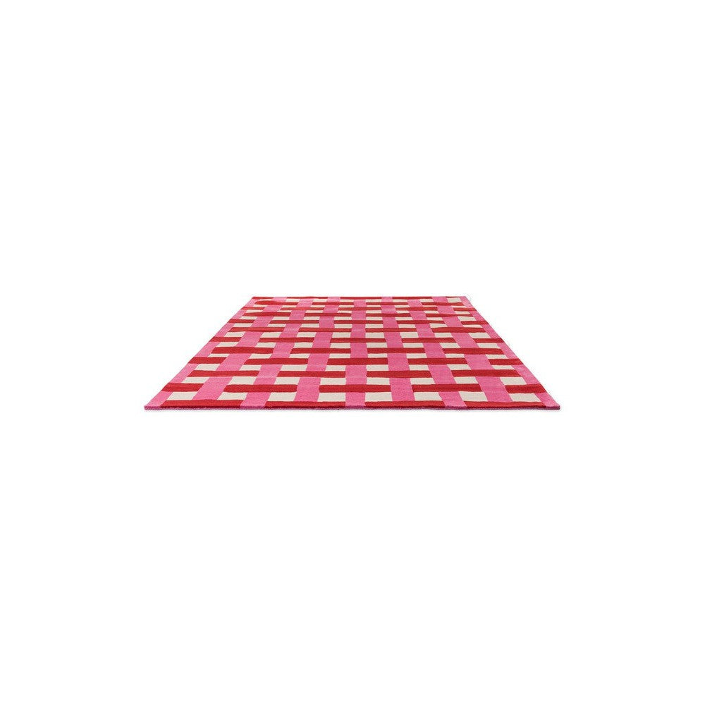 Sophie Robinson x Harlequin Basket Weave Coral/Rose Designer Rug