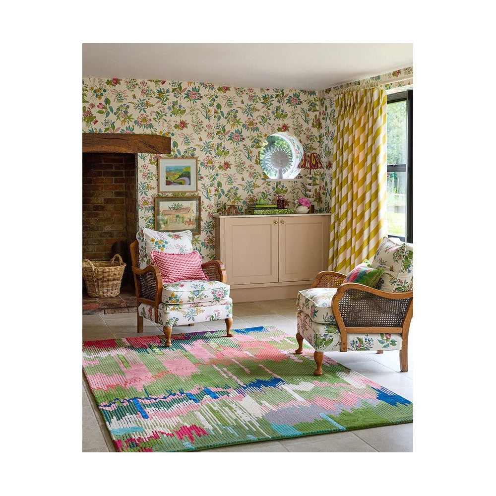 Sophie Robinson x Harlequin Wilderness Peridot/Emerald Designer Rug