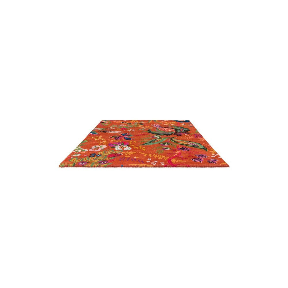 Sophie Robinson x Harlequin Wonderland Floral Amber/Lapis Designer Rug