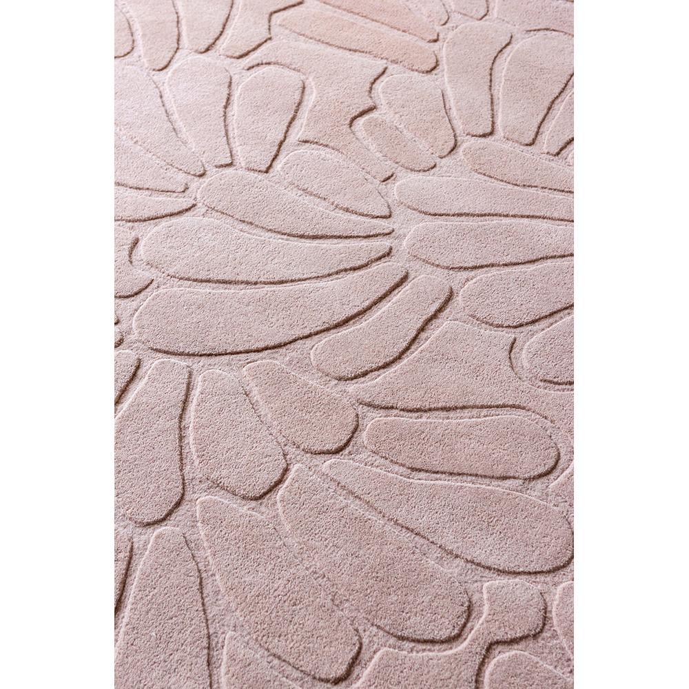 Laura Ashley Coleby Petals Chalk Pink Rug featuring petal motif in chalk pink on soft pink background, machine-made polyester