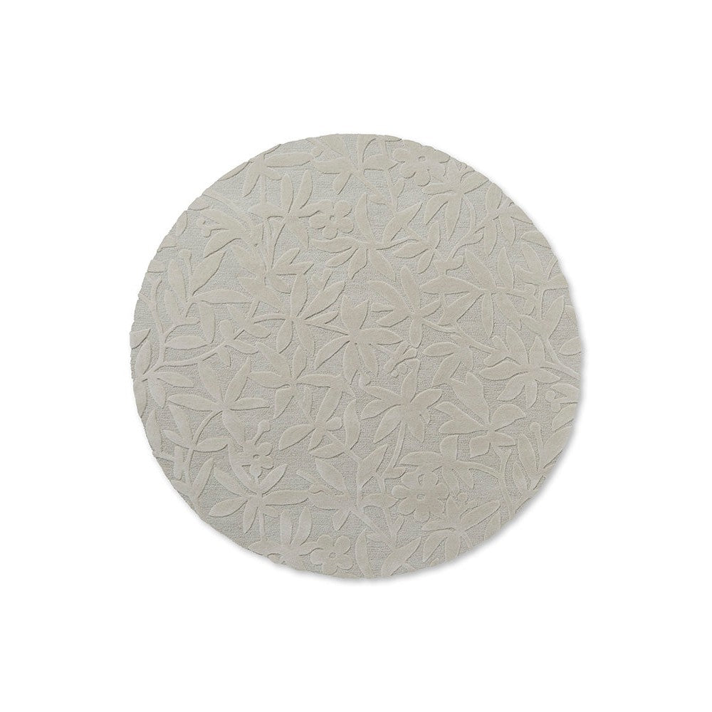 Laura Ashley Cleavers Natural Designer Round Rug