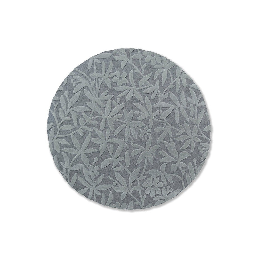 Laura Ashley Cleavers Dark Steel Designer Rug