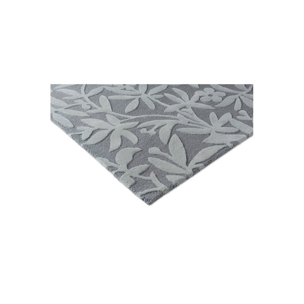 Laura Ashley Cleavers Dark Steel Designer Rug