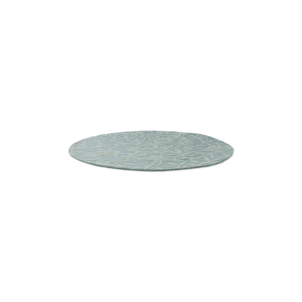 Laura Ashley Cleavers Duck Egg Designer Round Rug