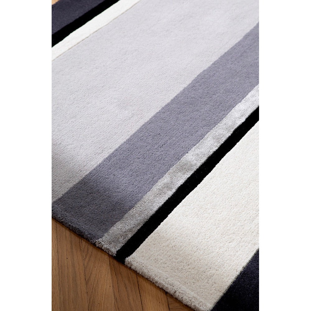 Laura Ashley Eaton Charcoal Designer Rug