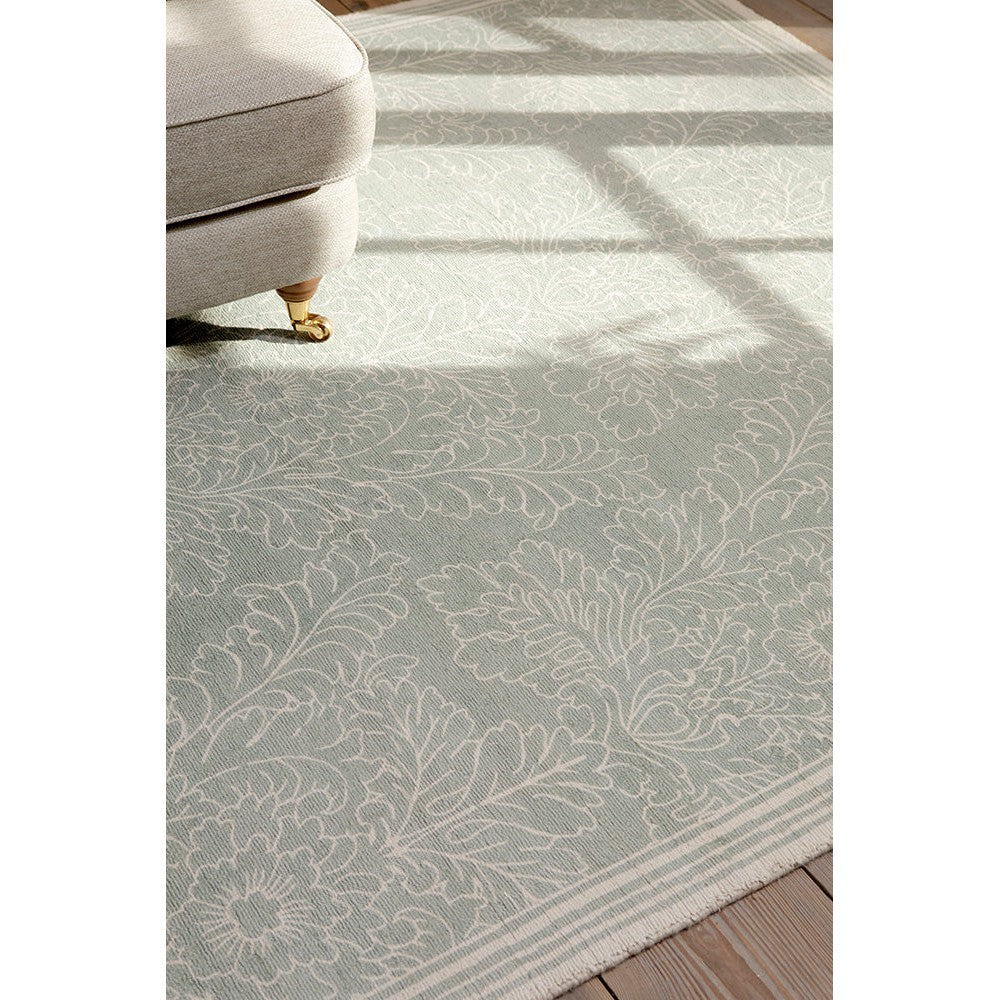 Laura Ashley Silchester Pale Sage Designer Rug