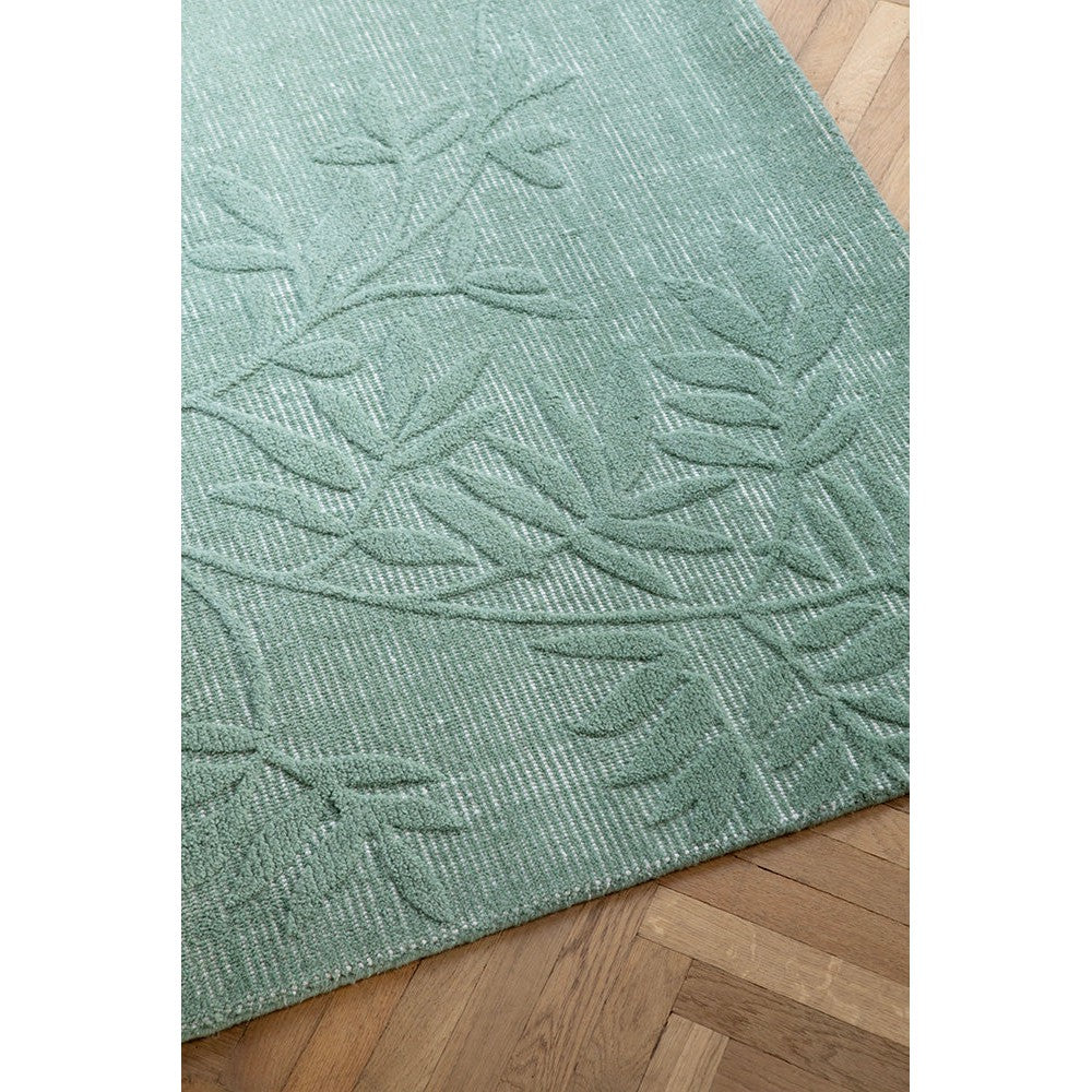 Laura Ashley Mari Mineral Green Designer Rug