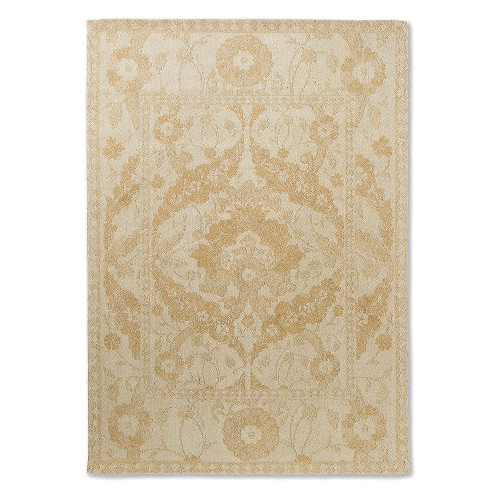 Laura Ashley Newborough Pale Gold Designer Rug