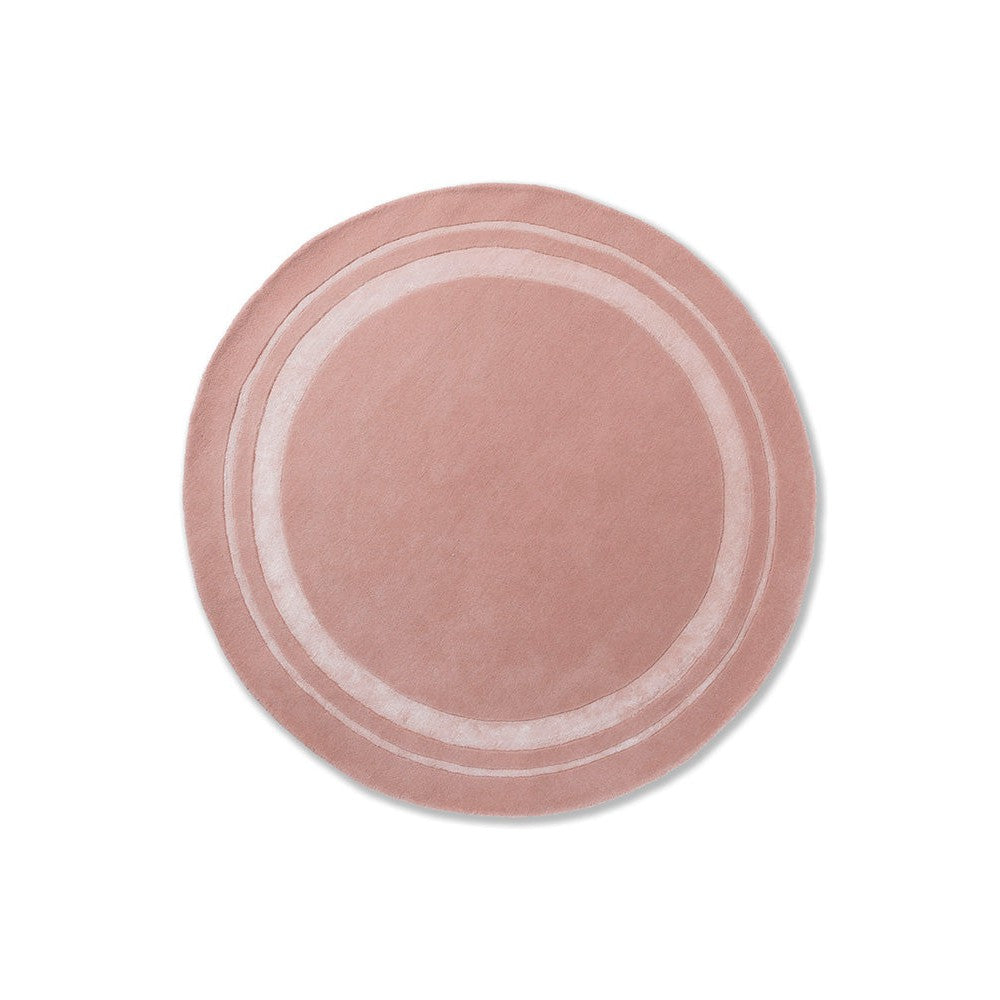 Laura Ashley Redbrook Blush Designer Round Rug