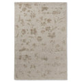Laura Ashley Rye Natural Designer Rug featuring subtle floral pattern in beige, taupe and cream on natural background, hand-tufted wool