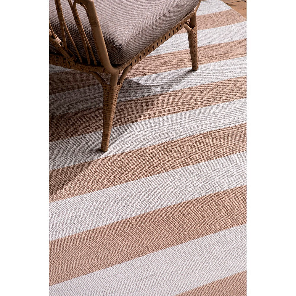 Laura Ashley Lille Pale Ochre Outdoor Designer Rug