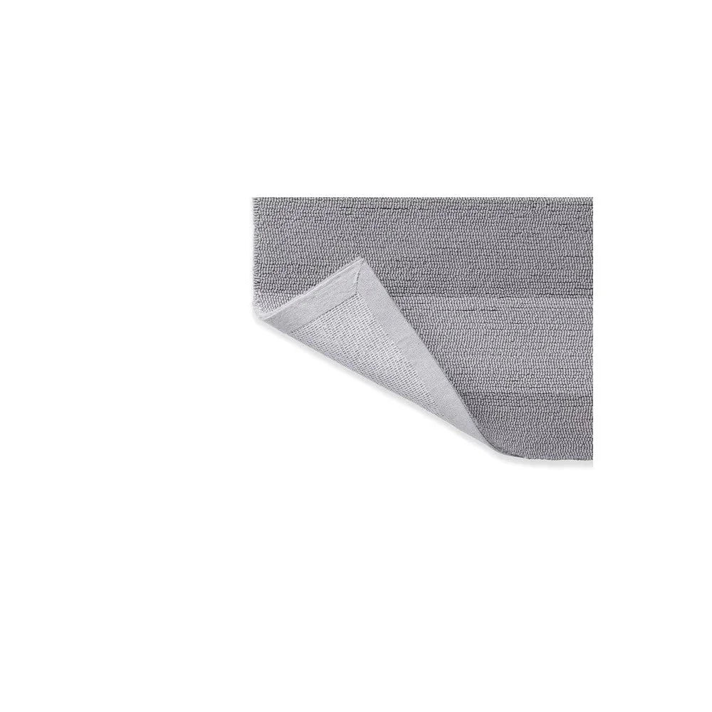 Laura Ashley Lille Dove Grey Outdoor Rug featuring textured weave in dove grey with charcoal accents on white background, machine-woven polypropylene