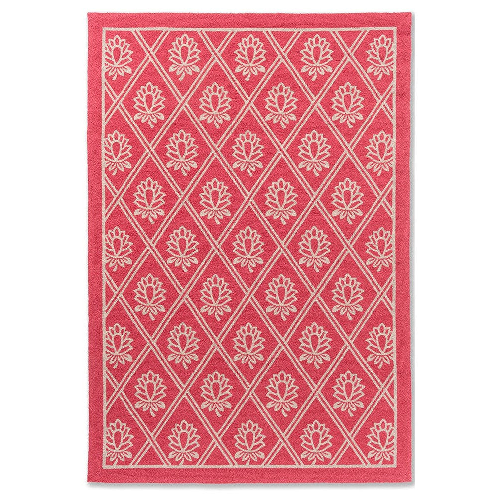 Laura Ashley Porchester Poppy Red Outdoor Designer Rug