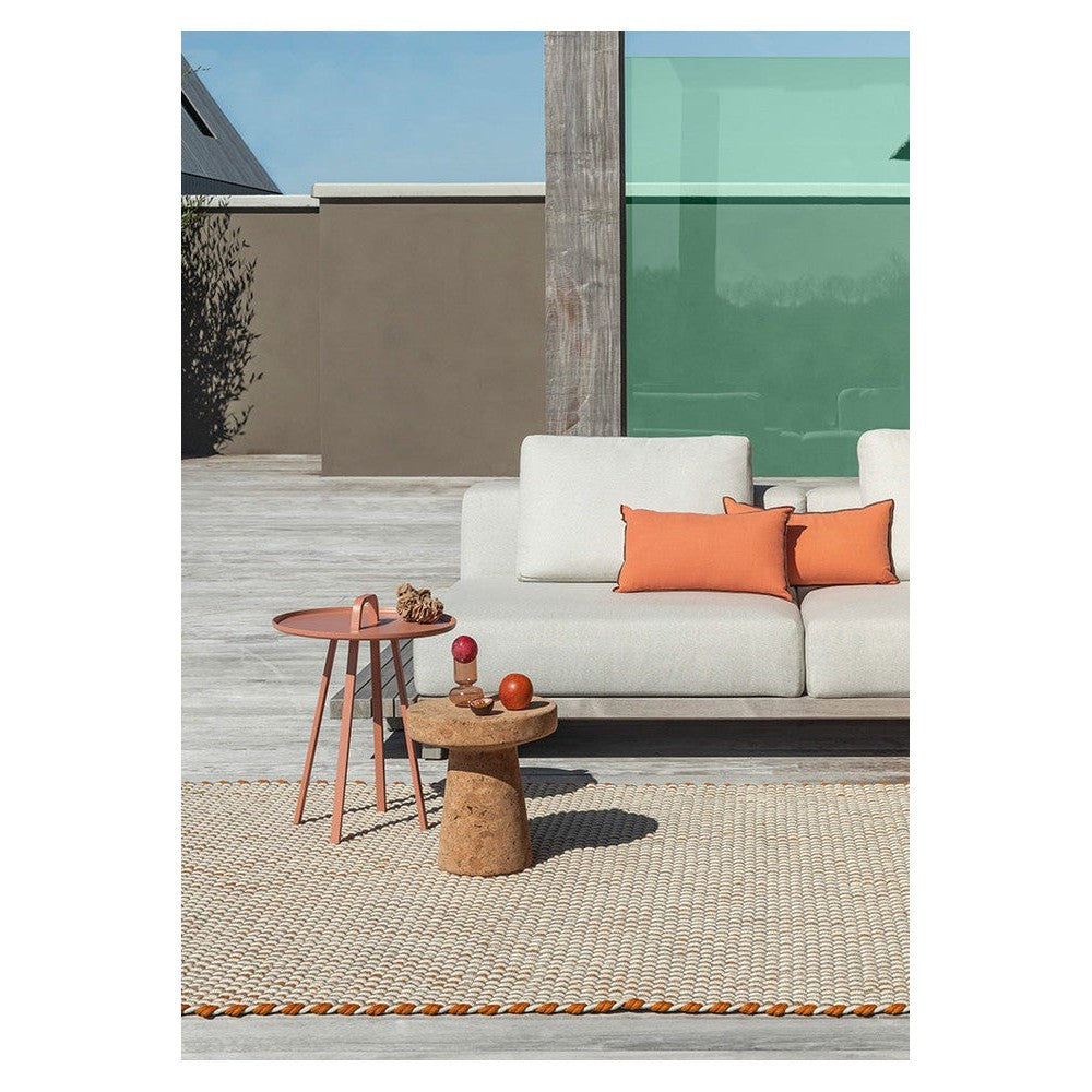 Brink & Campman Lace Tri-coloure White Outdoor Designer Rug