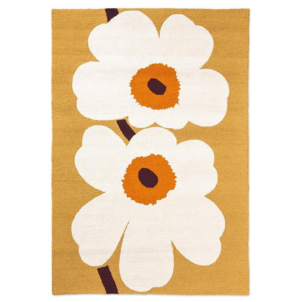 Marimekko Unikko Anniversary Honey Outdoor Designer Rug