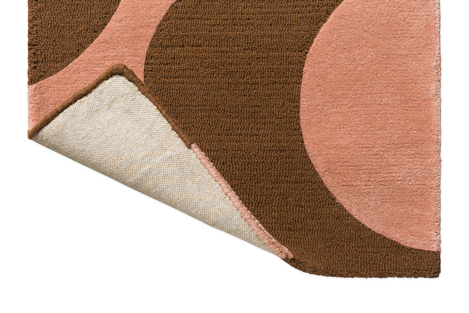 Orla Kiely Prism Flower Pink Terracotta  Runner Rug