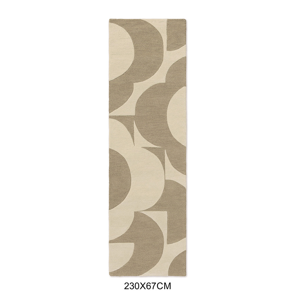 Orla Kiely Prism Flower Mushroom Ecru  Runner Rug