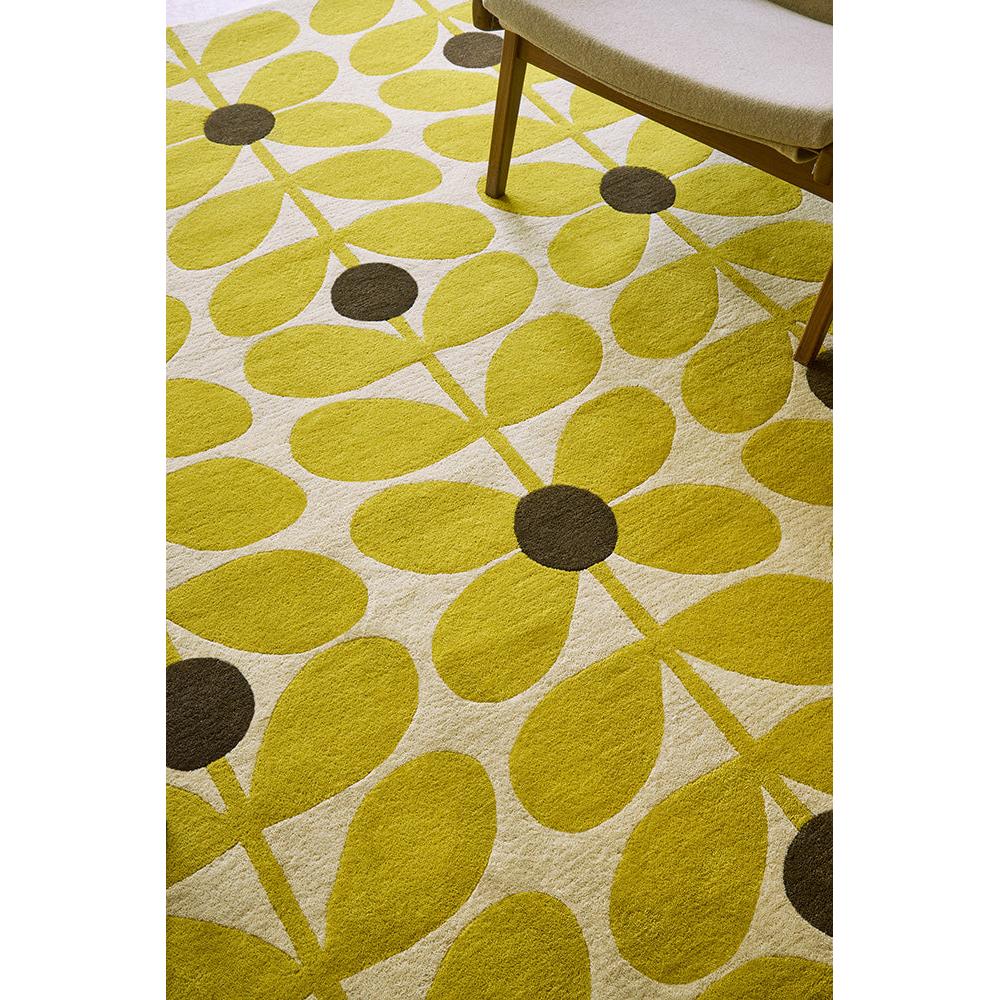 Orla Kiely Sixties Stem Yellow Designer Rug