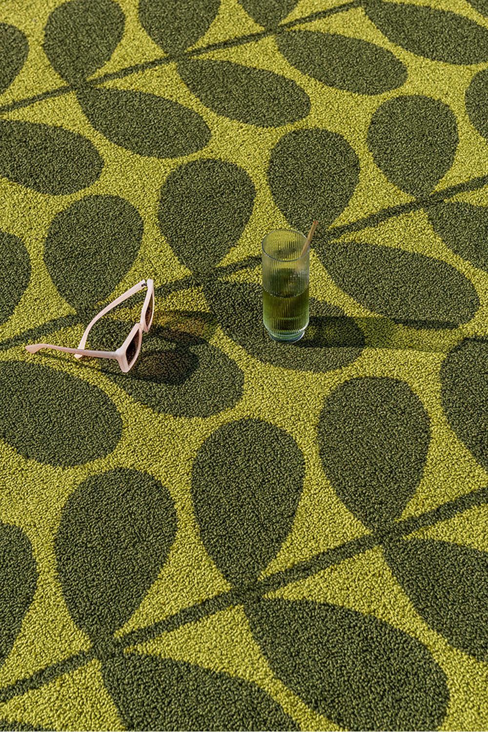 Orla Kiely Solid Stem Seagrass Designer Outdoor Rug