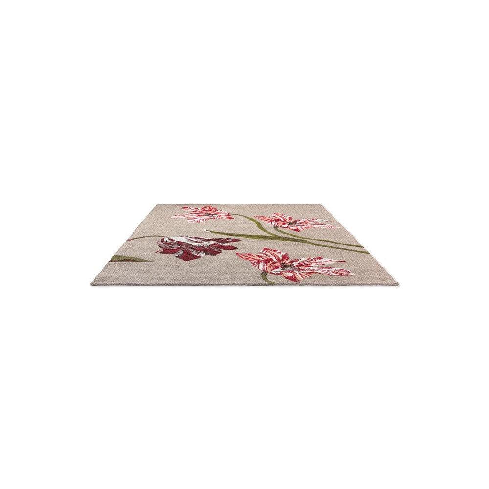 Ted Baker Botanical Tulip Burgundy Outdoor Designer Rug