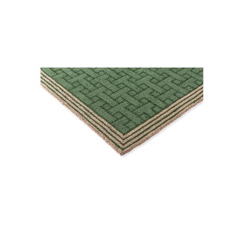 Ted Baker T Monogram Jade Green Outdoor Designer Rug