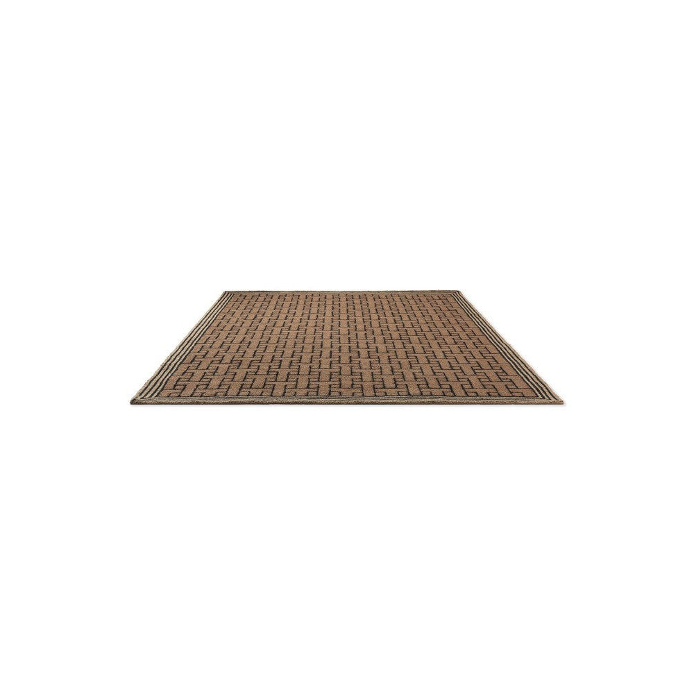 Ted Baker T Monogram Light Brown Outdoor Designer Rug