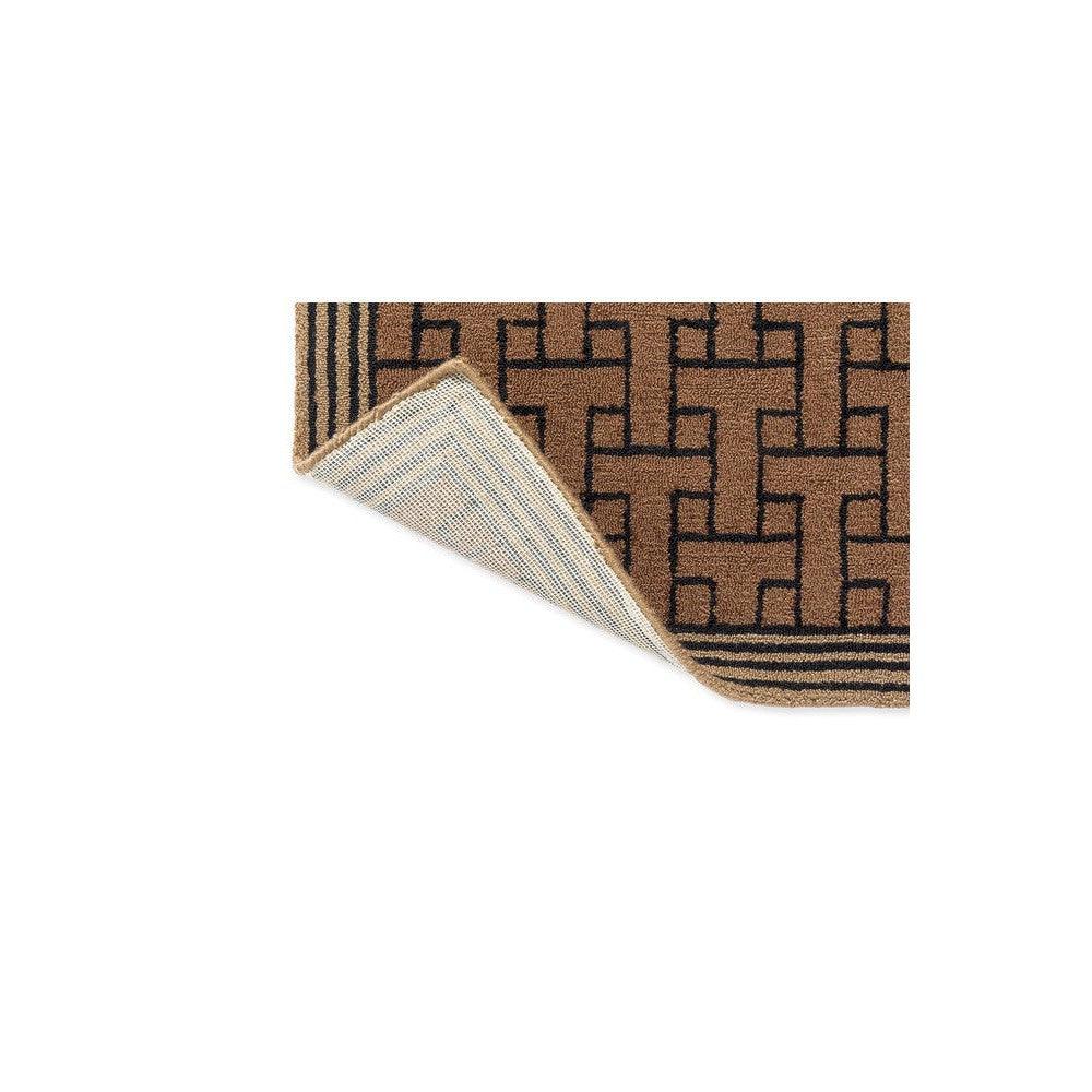 Ted Baker T Monogram Light Brown Outdoor Designer Rug