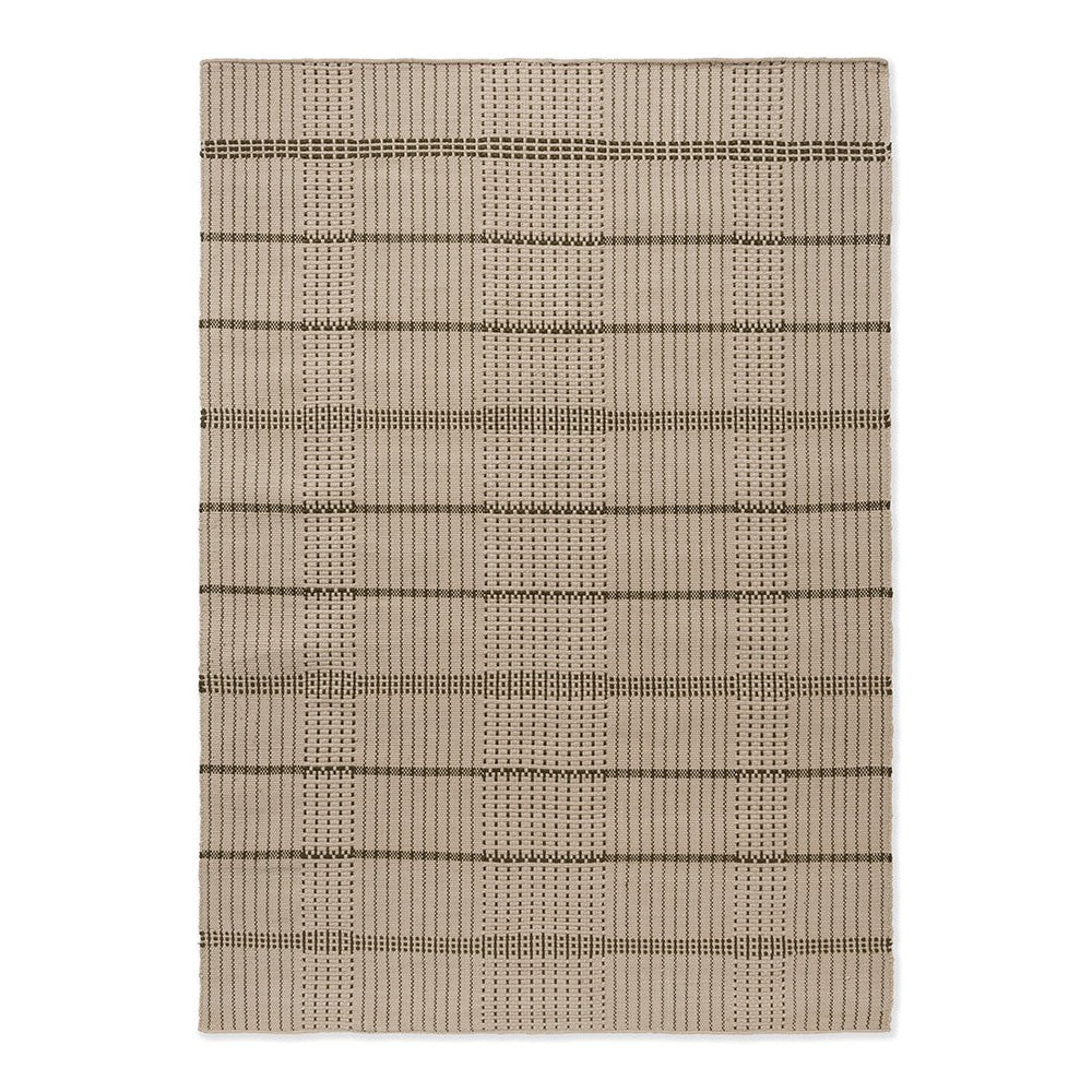 Brink & Campman Zona Olive Stitch Outdoor Designer Rug