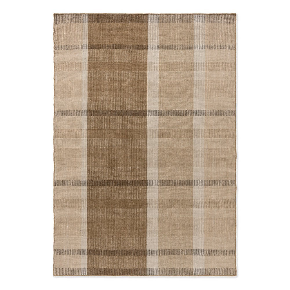 Brink & Campman Zona Cashew Block Stripe Outdoor Designer Rug