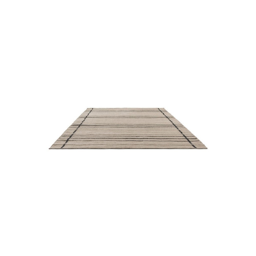 Brink & Campman Zona Charcoal Line Outdoor Designer Rug