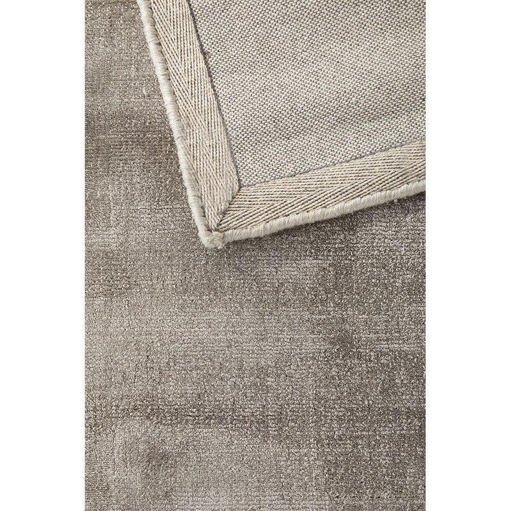Joy Grey Rug from Bliss Collection featuring subtle gradient abstract pattern in charcoal, grey and taupe on light grey background, hand-tufted wool