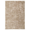 Joy Silver Rug featuring subtle textured solid pattern in beige and taupe on light beige background, hand-tufted wool