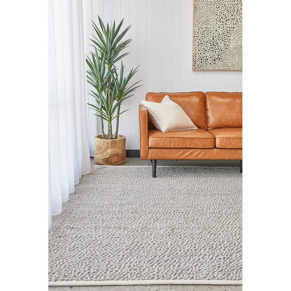 Boucle Grey Rug