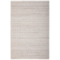 Boucle Natural Rug featuring boucle texture in cream, beige and taupe on ivory background, hand-woven wool