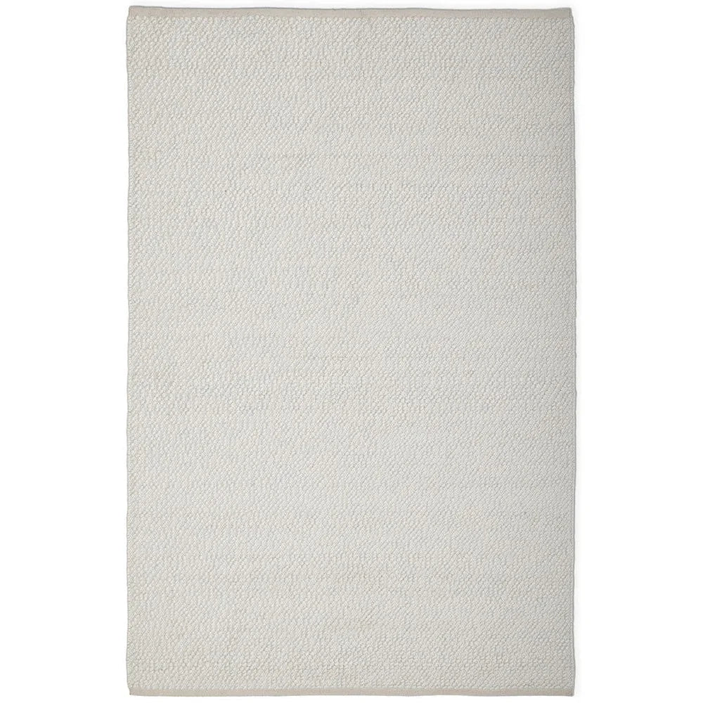 Boucle White Rug featuring solid boucle texture in off-white on cream background, Boucle Collection by Rug Culture