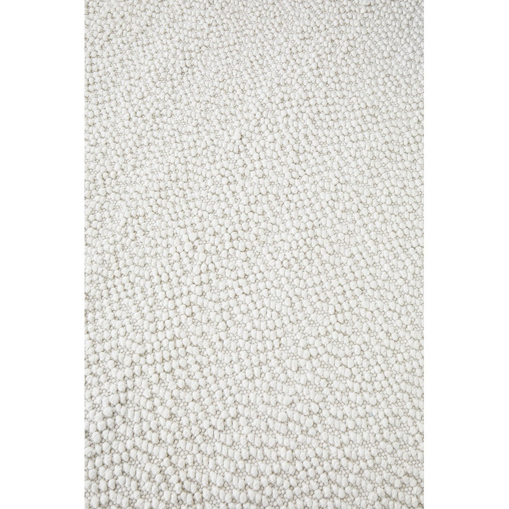 Boucle White Rug