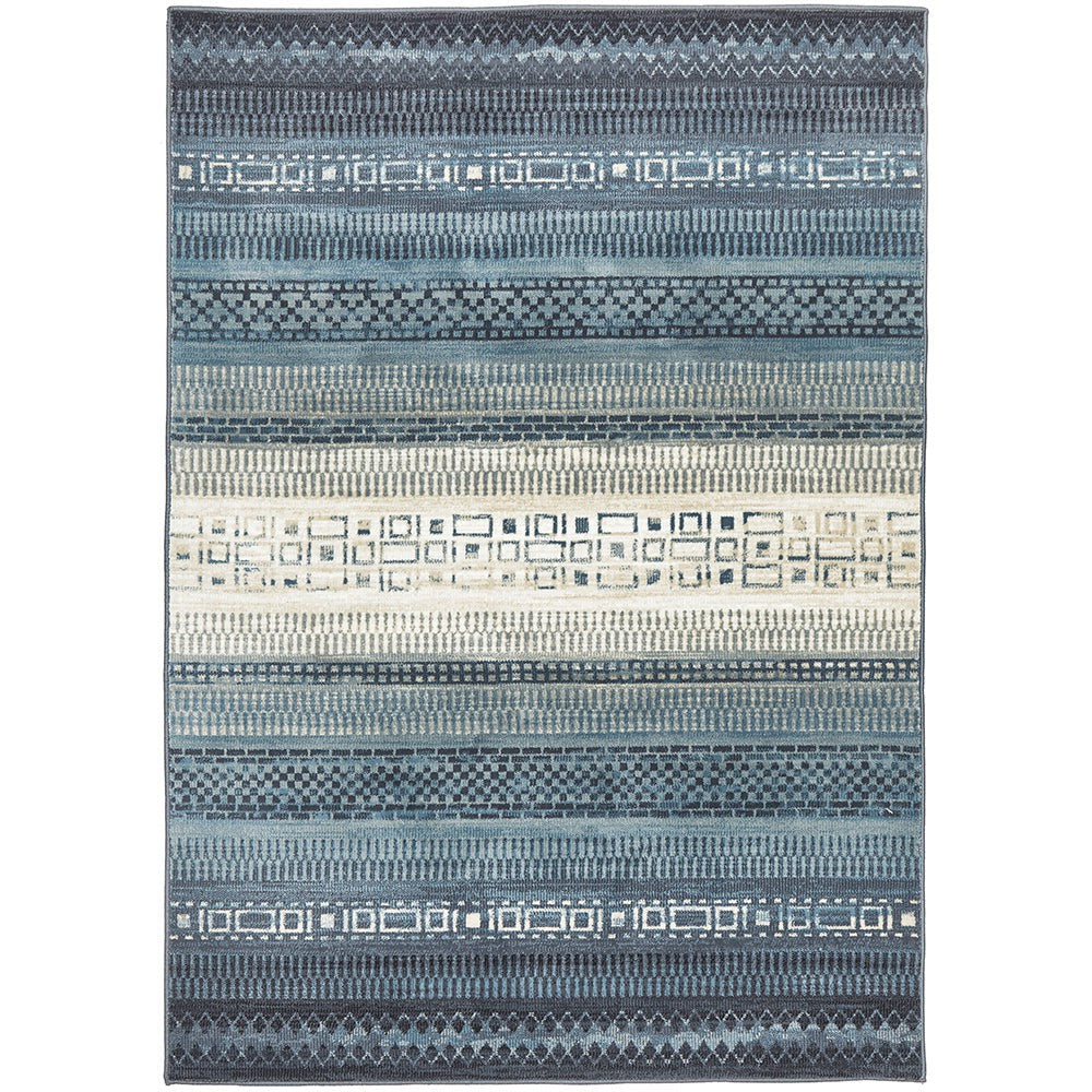 Calypso Collection Blue Rug