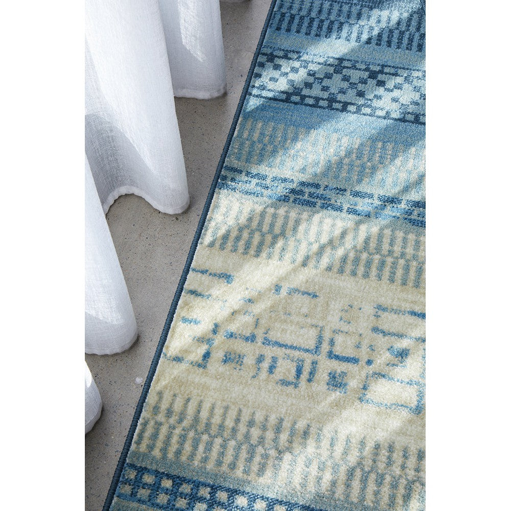 Calypso Collection Blue Rug