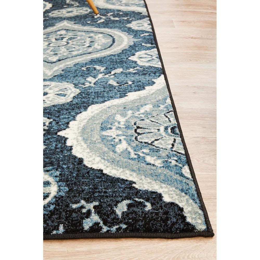 Calypso Collection Navy Rug