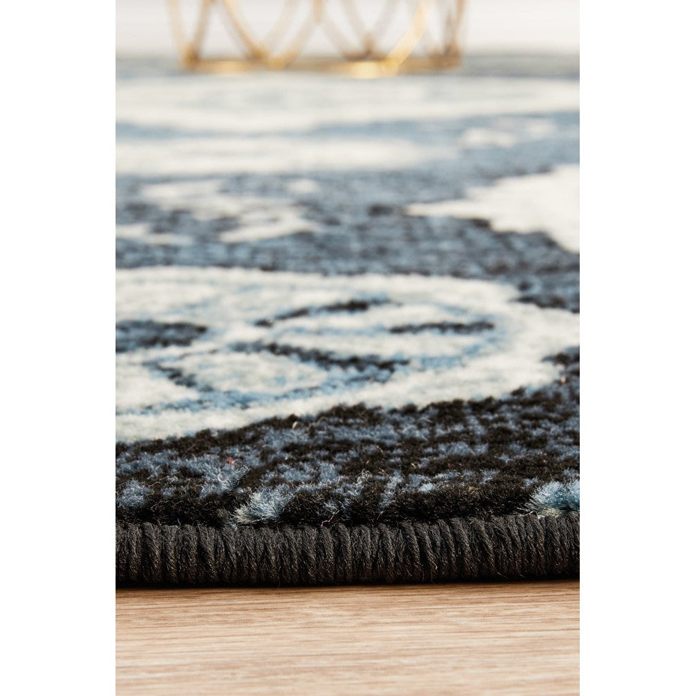 Calypso Collection Navy Rug