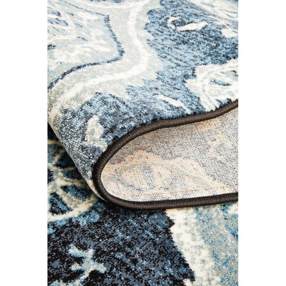 Calypso Collection Navy Rug