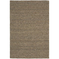 Conscious Loom Embrace Stone Rug featuring textured speckled pattern in stone, taupe and grey on white, hand-tufted wool